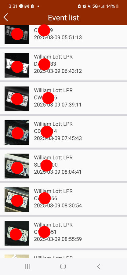 5MP License Plate Recognition Camera + 512GB Storage Bundle
